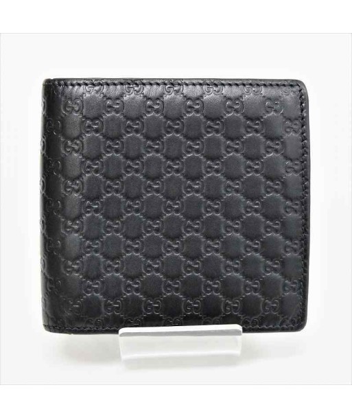 Gucci Mens Leather Wallet (bi-fold) Black Les magasins à Paris et en Île-de-France