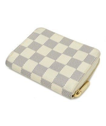 LOUIS VUITTON Louis Vuitton Damier Azur Zippy Coin Purse Round N63069 Fin de série