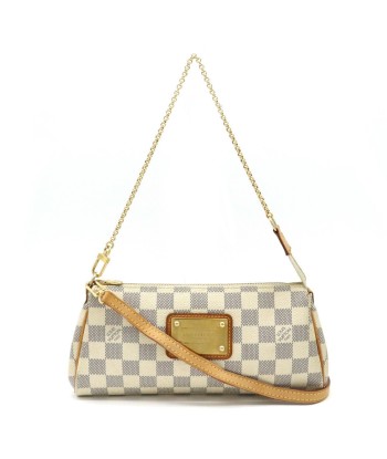 LOUIS VUITTON Louis Vuitton Damier Azur Eva Chain Bag Shoulder N55214 pas cher 