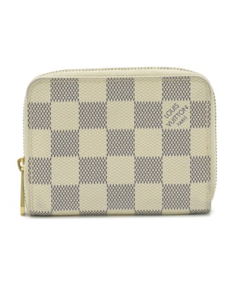 LOUIS VUITTON Louis Vuitton Damier Azur Zippy Coin Purse Round N63069 Fin de série