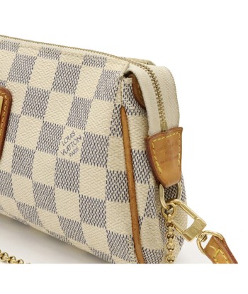 LOUIS VUITTON Louis Vuitton Damier Azur Eva Chain Bag Shoulder N55214 pas cher 