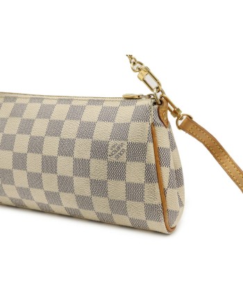 LOUIS VUITTON Louis Vuitton Damier Azur Eva Chain Bag Shoulder N55214 pas cher 