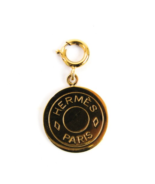 Hermes Sellier Metal Unisex Fashion Pendant Necklace (Gold) 50-70% off 