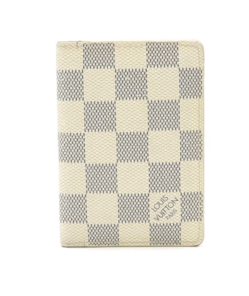 LOUIS VUITTON Louis Vuitton Damier Azur Organizer Duposh Card Case Business Holder N61727 vente chaude votre 