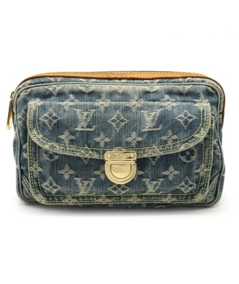 LOUIS VUITTON Monogram Bum Bag Waist Body Shoulder Blue M95347 vous aussi creer 