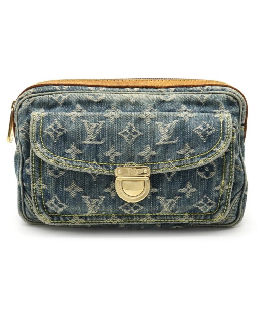 LOUIS VUITTON Monogram Bum Bag Waist Body Shoulder Blue M95347 vous aussi creer 