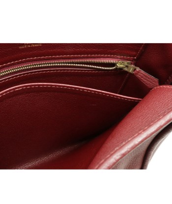 HERMES Hermes Nami Tote Bag Shoulder Leather Fjord Rouge Ash  E Engraved Amélioration de cerveau avec