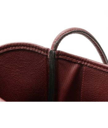 HERMES Hermes Nami Tote Bag Shoulder Leather Fjord Rouge Ash  E Engraved Amélioration de cerveau avec