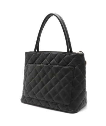 CHANEL Chanel Matrasse Caviar Skin Reprint Tote Bag Coco Mark Leather Black A01804 sur le site 