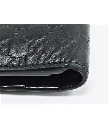 Gucci Mens Leather Wallet (bi-fold) Black Les magasins à Paris et en Île-de-France