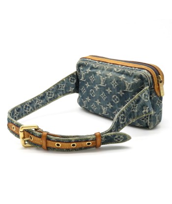 LOUIS VUITTON Monogram Bum Bag Waist Body Shoulder Blue M95347 vous aussi creer 