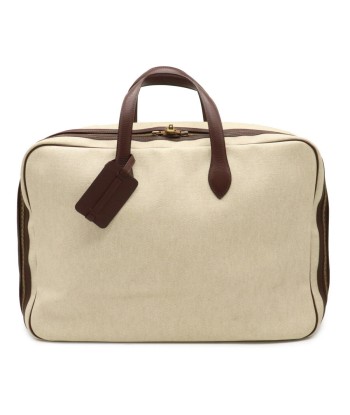 HERMES Hermes Victoria 50 Boston Bag Toile Ash Taurillon Clemence Beige Tail Brown Les êtres humains sont 