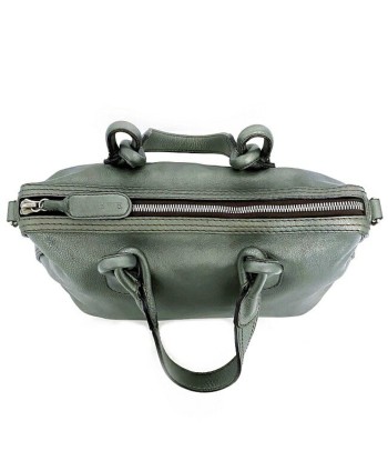 Loewe F-14344 Leather Bag Metallic Green l'achat 