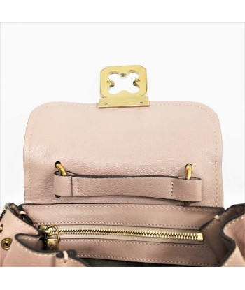 Chlo Elsie Leather Shoulder Bag Pink Venez acheter