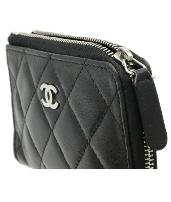 CHANEL Matrasse Coco Mark Coin Purse L-shaped Lambskin Leather Black A68943 ouvre sa boutique