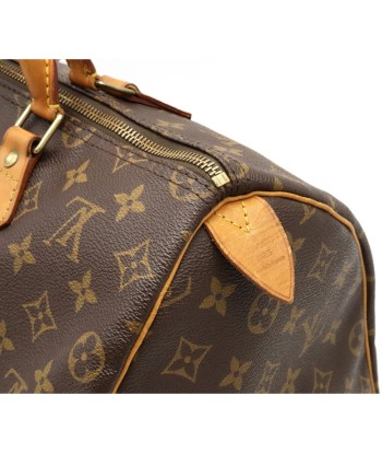 LOUIS VUITTON Monogram Speedy 35 Handbag Boston Bag Mini M41524 de pas cher