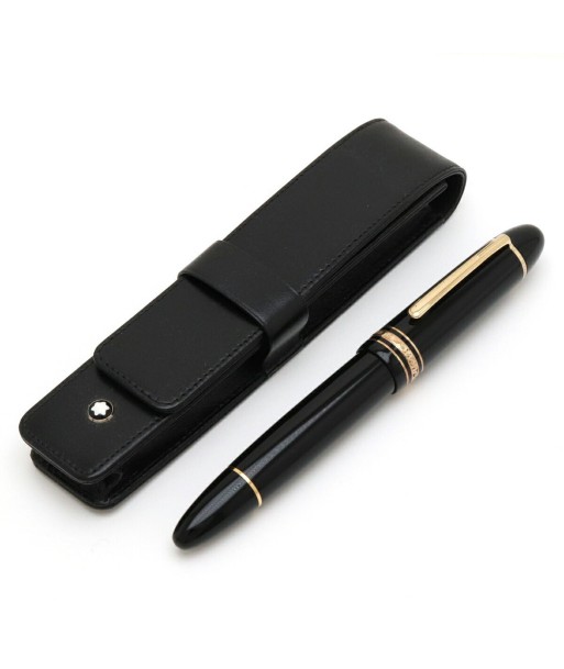 MONTBLANC Montblanc Meisterstck Fountain Pen Nib K18 Black Gold Color Tail Plug Rotating Ink Type No suggérées chez