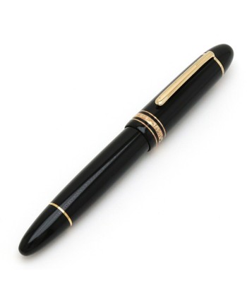 MONTBLANC Montblanc Meisterstck Fountain Pen Nib K18 Black Gold Color Tail Plug Rotating Ink Type No suggérées chez