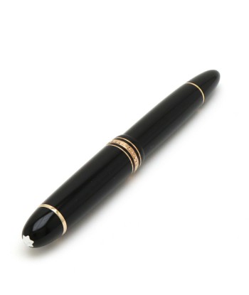 MONTBLANC Montblanc Meisterstck Fountain Pen Nib K18 Black Gold Color Tail Plug Rotating Ink Type No suggérées chez