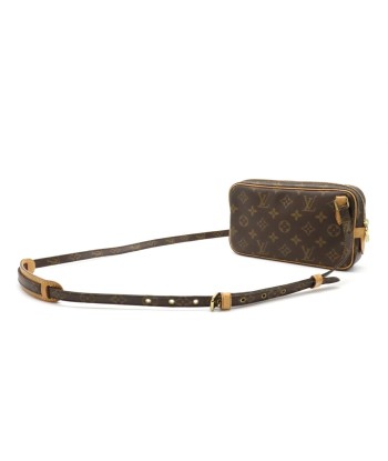 LOUIS VUITTON Monogram Marley Bandolier Shoulder Bag Pochette M51828 hantent personnes