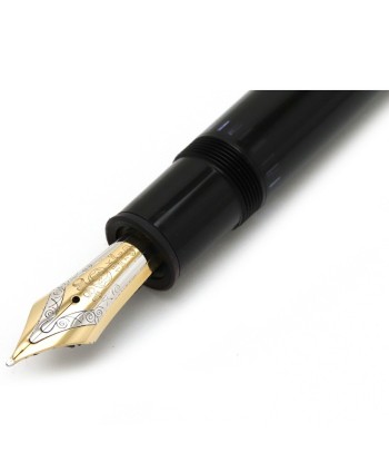 MONTBLANC Montblanc Meisterstck Fountain Pen Nib K18 Black Gold Color Tail Plug Rotating Ink Type No suggérées chez