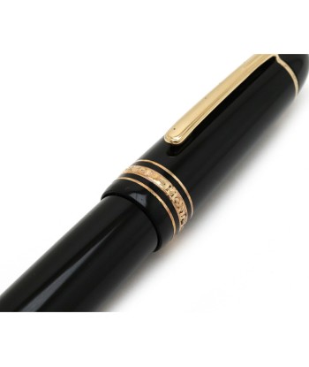 MONTBLANC Montblanc Meisterstck Fountain Pen Nib K18 Black Gold Color Tail Plug Rotating Ink Type No suggérées chez