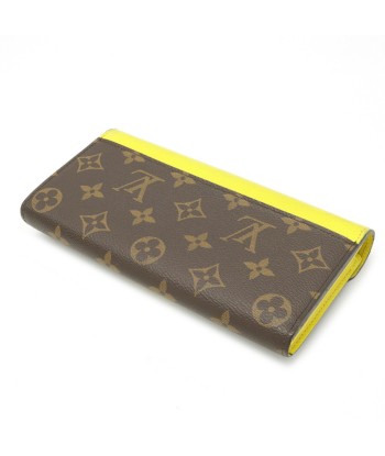 LOUIS VUITTON Monogram Portofeuil Sarah Tribal Mask Bi-Fold Wallet Jones Yellow M60790 sur le site 