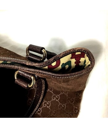 Gucci Suede Tote Bag BrownDark Brown Voir les baskets