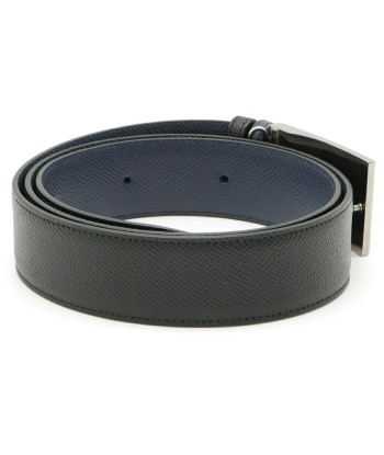 dunhill belt reversible leather black navy blue for men  93 DUBPS7052 Faites des économies