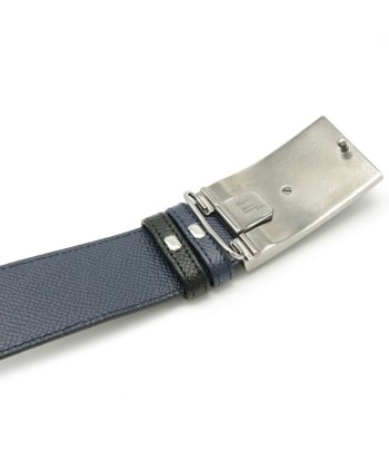 dunhill belt reversible leather black navy blue for men  93 DUBPS7052 Faites des économies