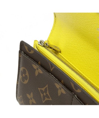 LOUIS VUITTON Monogram Portofeuil Sarah Tribal Mask Bi-Fold Wallet Jones Yellow M60790 sur le site 