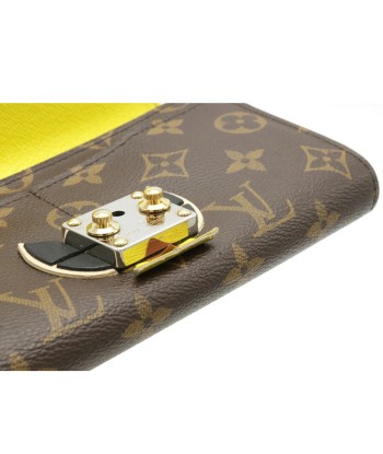 LOUIS VUITTON Monogram Portofeuil Sarah Tribal Mask Bi-Fold Wallet Jones Yellow M60790 sur le site 