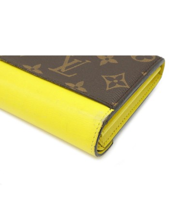 LOUIS VUITTON Monogram Portofeuil Sarah Tribal Mask Bi-Fold Wallet Jones Yellow M60790 sur le site 