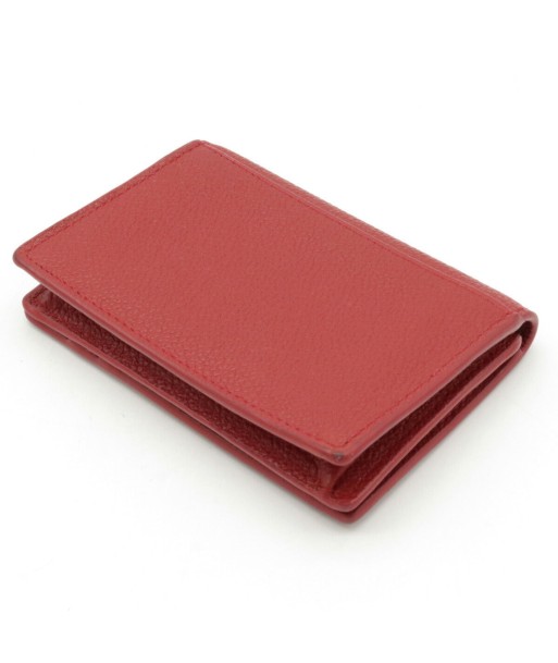 Yves Saint Laurent SAINT LAURENT PARIS Saint Laurent Paris YSL Yves Card Case Business Holder Pass Leather Red 468994 sur le site 