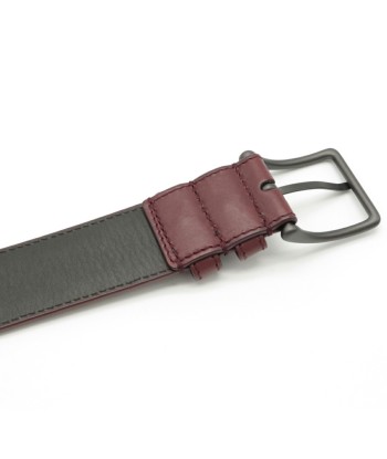 BOTTEGA VENETA Bottega Veneta Intrecciato Belt Leather Wine Red  105 35mm store