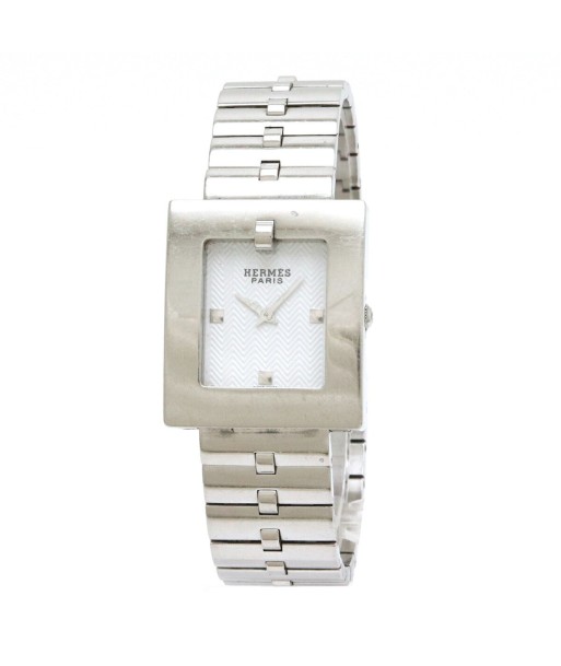 HERMES Belt Watch White Dial SS Ladies Quartz BE1.210 est présent 