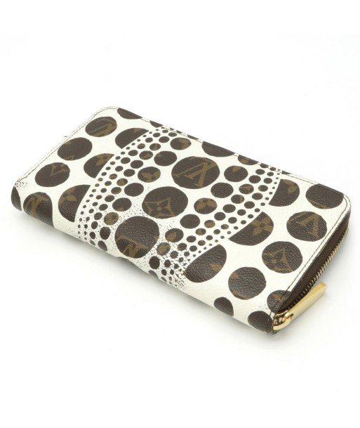 LOUIS VUITTON Monogram Pumpkin Dot Zippy Round Wallet Yayoi Kusama Bron White M60447 prix pour 