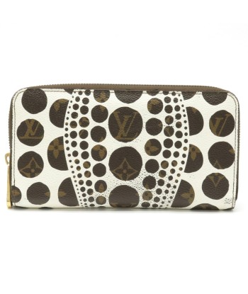 LOUIS VUITTON Monogram Pumpkin Dot Zippy Round Wallet Yayoi Kusama Bron White M60447 prix pour 