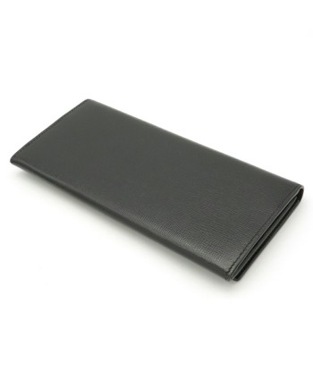 dunhill long wallet bi-fold leather black L2S810A le des métaux précieux