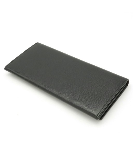 dunhill long wallet bi-fold leather black L2S810A le des métaux précieux