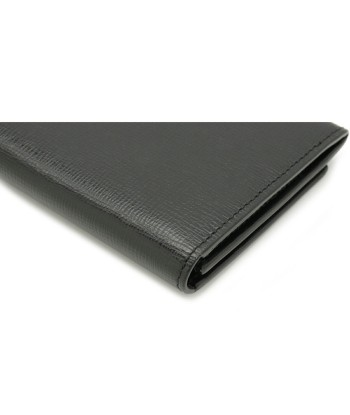 dunhill long wallet bi-fold leather black L2S810A le des métaux précieux