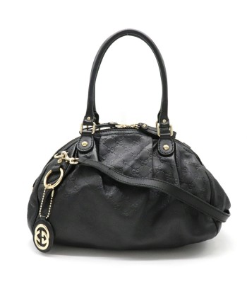 GUCCI Gucci Sookie Shima Handbag Tote Bag Shoulder Leather Black 223974 offre 