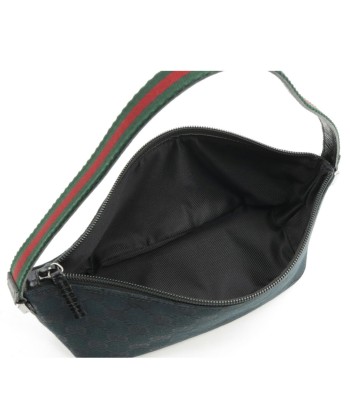 GUCCI Gucci GG Canvas Sherry Line Handbag Multi Pouch Black Green Red 141809 une grave pollution 