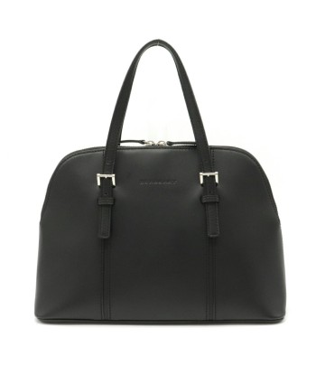 BURBERRY handbag leather black Véritable concentré