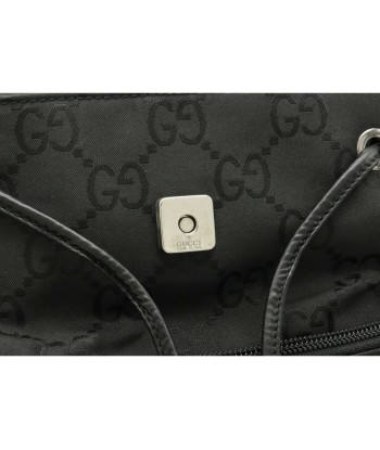 GUCCI Gucci GG Nylon Backpack Rucksack Daypack Mini Leather Black 003.0242 vous aussi creer 