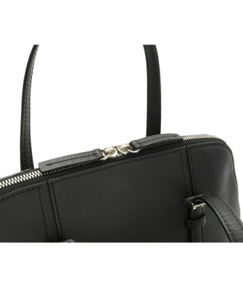 BURBERRY handbag leather black Véritable concentré