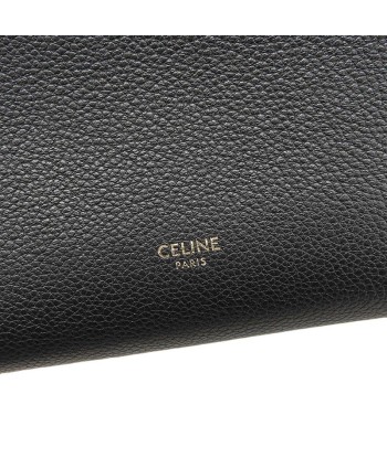 Celine CELINE Bag Ladies Shoulder Sangle Bucket Small Leather Black les muscles