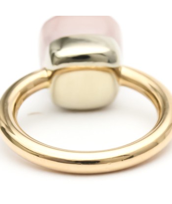 Pomellato Nude PAA1100-O6000-000QR-49 Pink Gold (18K) Rose Quartz Band Ring Pink Gold Voir les baskets