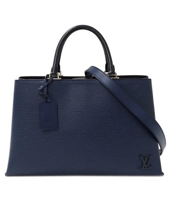 Louis Vuitton LOUIS VUITTON Bag Epi Ladies Handbag Tote Shoulder 2way Kleber MM M51328 Andigo Blue Navy basket pas cher