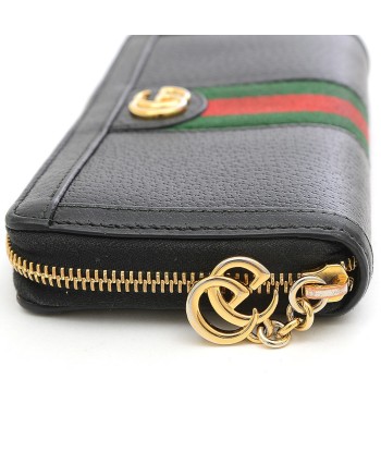 Gucci Ophidia Leather Long Wallet (bi-fold) Black de technologie